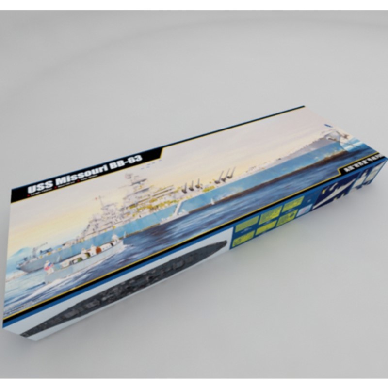 Model Kit Uss Missouri - 트럼펫 03705 1/200 스케일 USS 미주리
