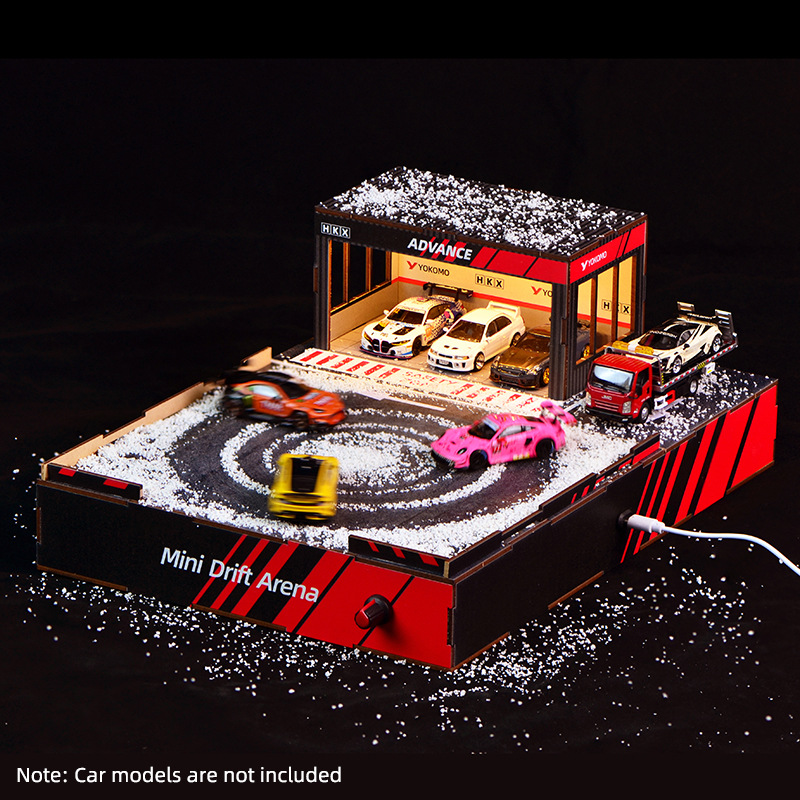 Model Kit Display - 1:64 스케일 DIY 드리프트 트랙 디오라마