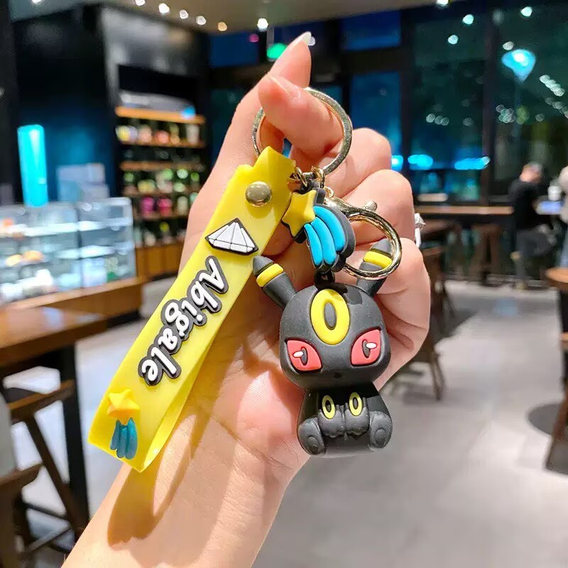 Model Kit Digimon - 포켓몬 포켓볼 키체인 세트, 피카츄 이브이