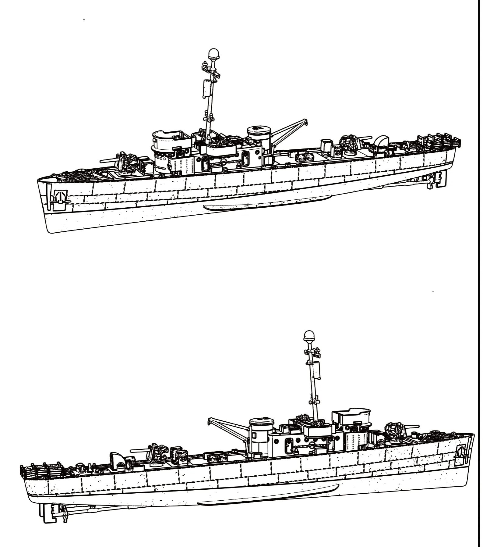 Model Kit Uss Missouri - USS PC-461 클래스 카르미 서브체이서 SSC599-A