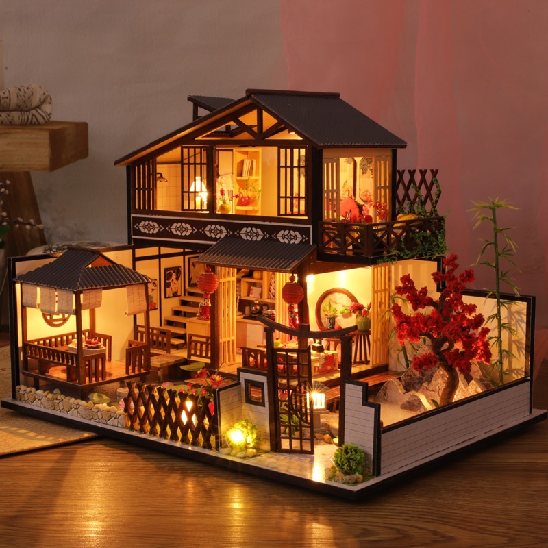 Model Kit Japanese - DIY 나무 미니어처 모델 키트 일본