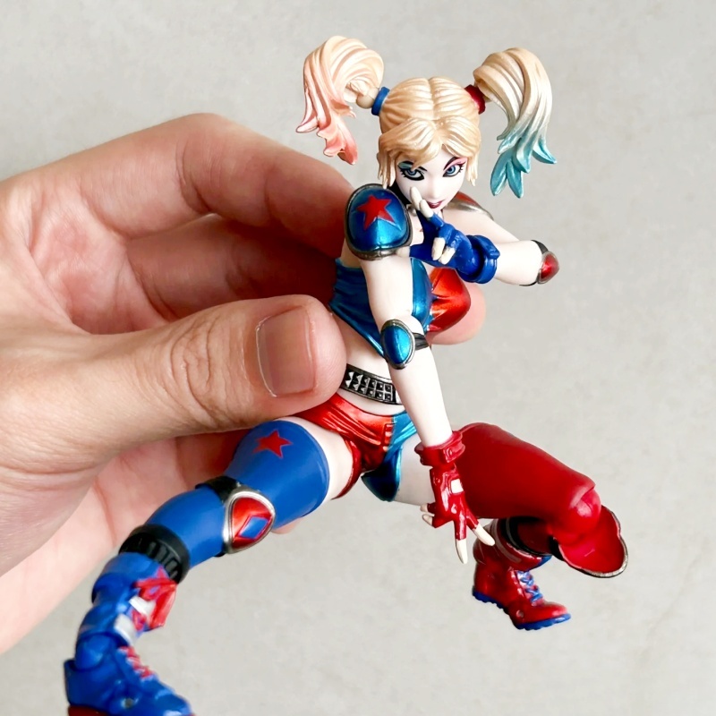 Model Kit Harley Quinn - 2024 애니메이션 액션 피규어, 움직이는 인형,