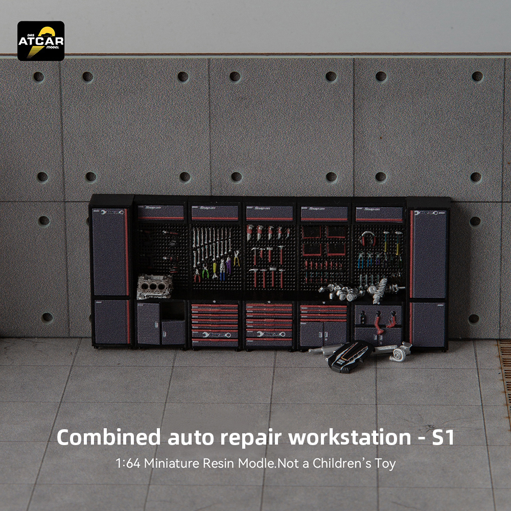키카모드 1/64 레진 차고 워크샵 S1-모듈형 DIY - Model Kit Display 리뷰 및 가격