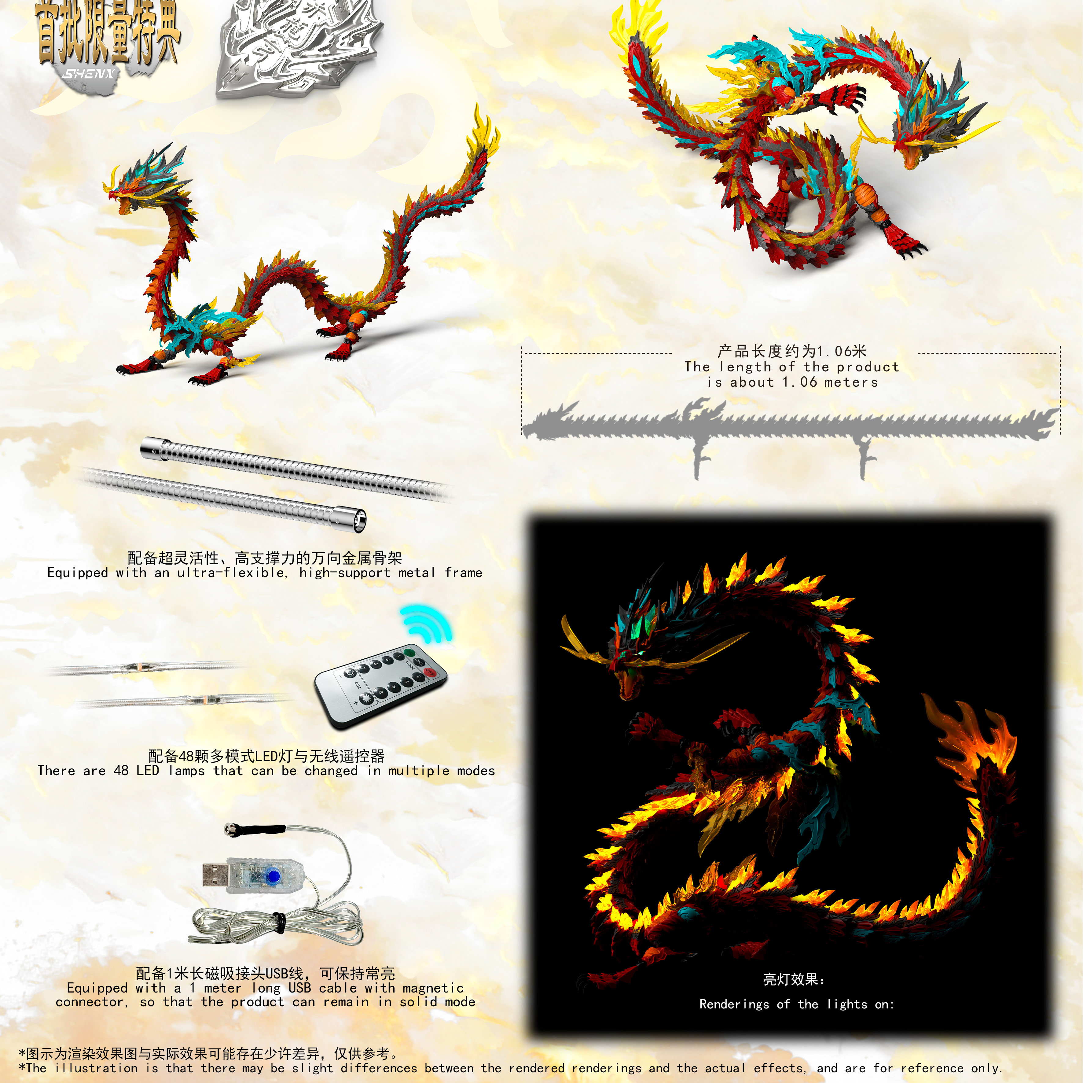 【드래곤 라자】Zl0001 스칼렛 드래곤 킹 원격 조종 - Model Kit Fenrir 리뷰 및 가격