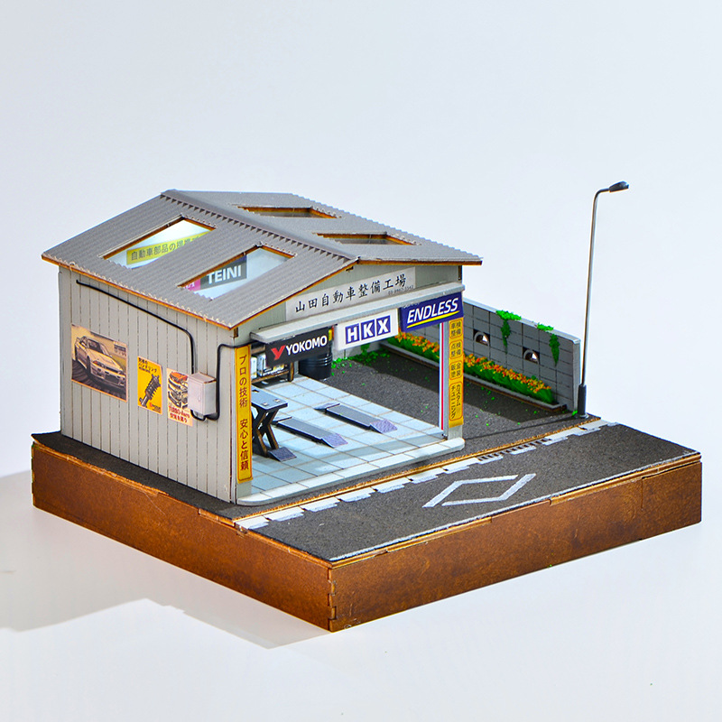 1:64 스케일 DIY 자동차 정비소 디오라마 키트(L - Model Kit Display 리뷰 및 가격