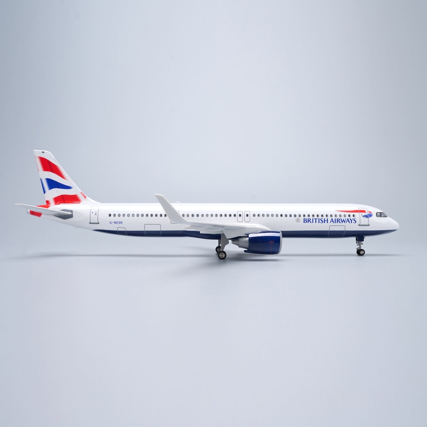 1/100 스케일 비행기 수지 A321 네오 영국 항공 - Model Kit Aircraft 리뷰 및 가격