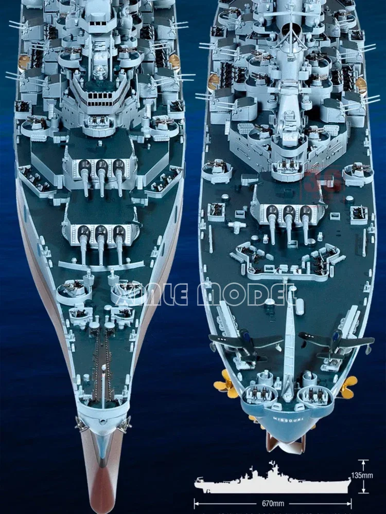 아카데미 1/400 14401 미국 해군 전함 USS  - Model Kit Uss Missouri 리뷰 및 가격