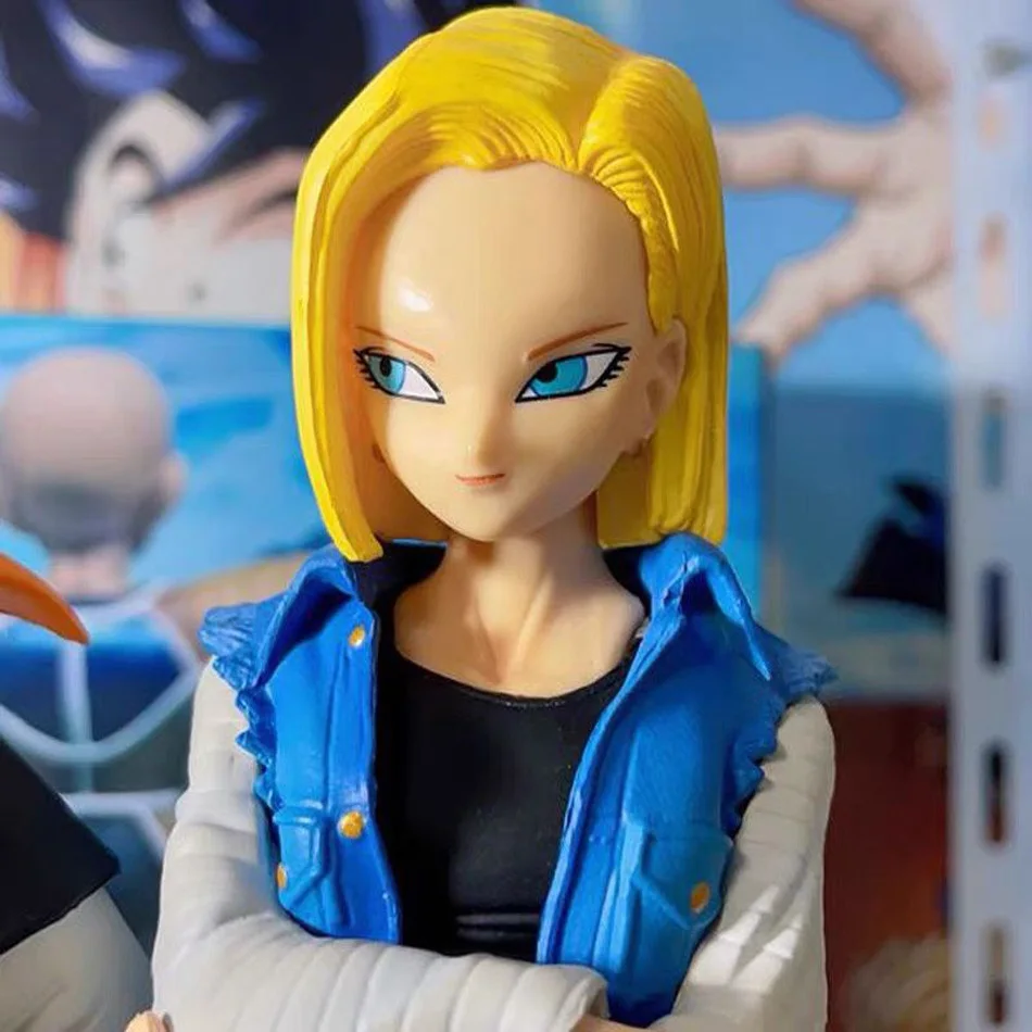27CM 애니메이션 드래곤볼 Z 안드로이드 17 18  - Model Kit Waifu 리뷰 및 가격