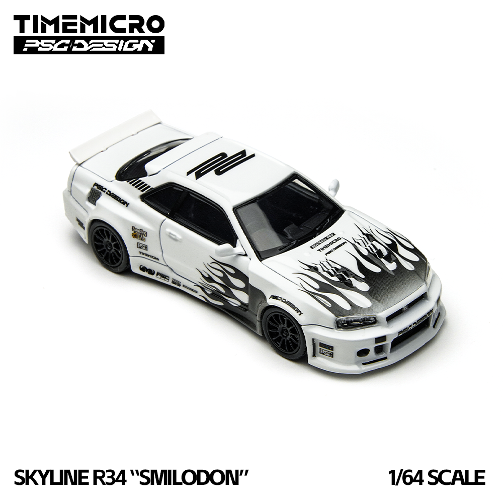 타임마이크로 1:64 R34 스마일로돈 흑백 라이버리  - Model Kit R34 리뷰 및 가격