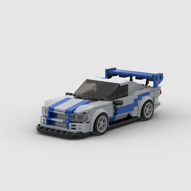 InhawBrick 스피드 레이싱 스포츠 차량 레이서  - Model Kit R34 리뷰 및 가격
