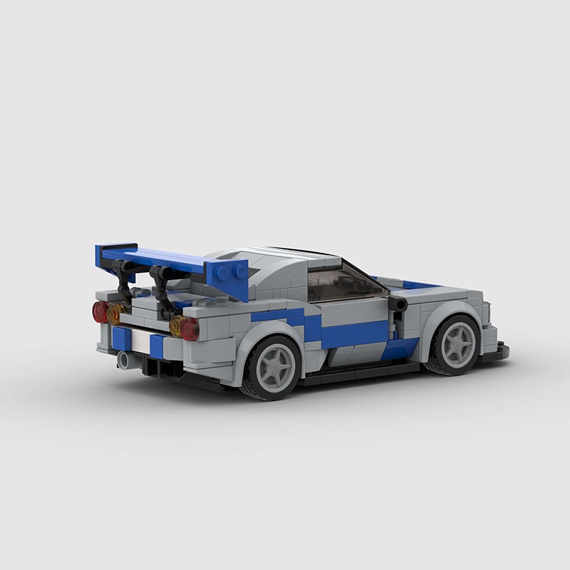 InhawBrick 스피드 레이싱 스포츠 차량 레이서  - Model Kit R34 리뷰 및 가격