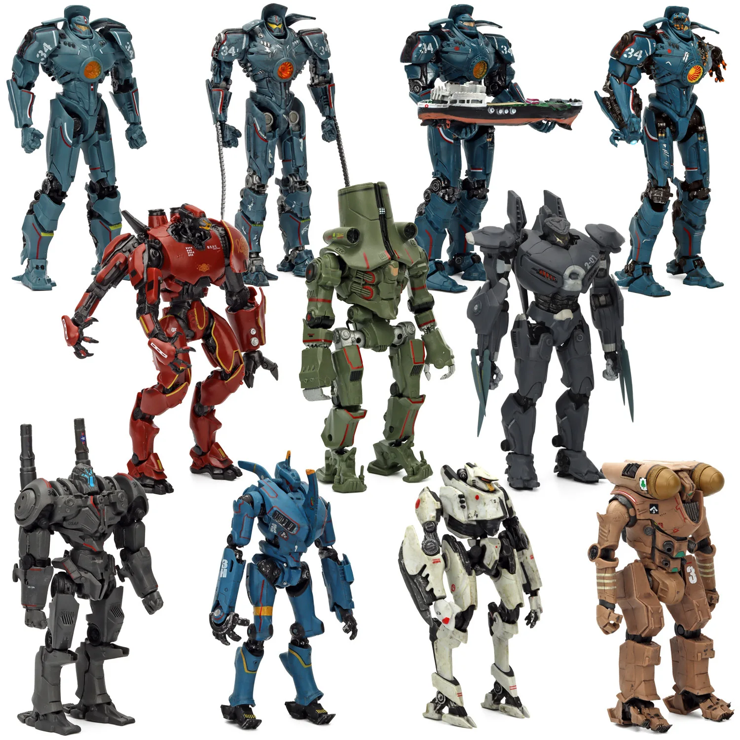 11 가지 유형 Red Tramp Mecha 액션 피규 - Model Kit Pacific Rim 리뷰 및 가격