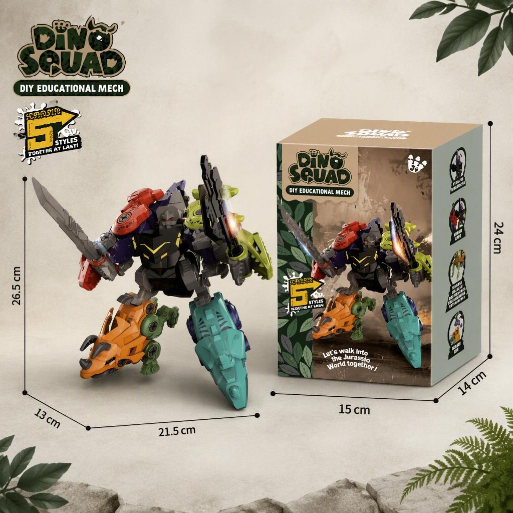 5 IN 1 어린이 조립 공룡 변환 디노 로봇 생성자  - Model Kit Dinosaur Bandai 리뷰 및 가격