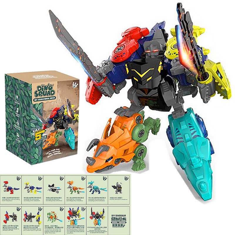5 IN 1 어린이 조립 공룡 변환 디노 로봇 생성자  - Model Kit Dinosaur Bandai 리뷰 및 가격