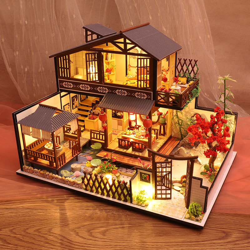 DIY 나무 미니어처 모델 키트 일본 카사 인형 집 가 - Model Kit Japanese 리뷰 및 가격