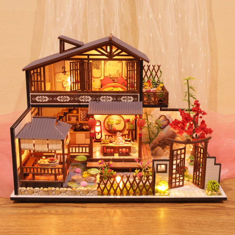 DIY 나무 미니어처 모델 키트 일본 카사 인형 집 가 - Model Kit Japanese 리뷰 및 가격