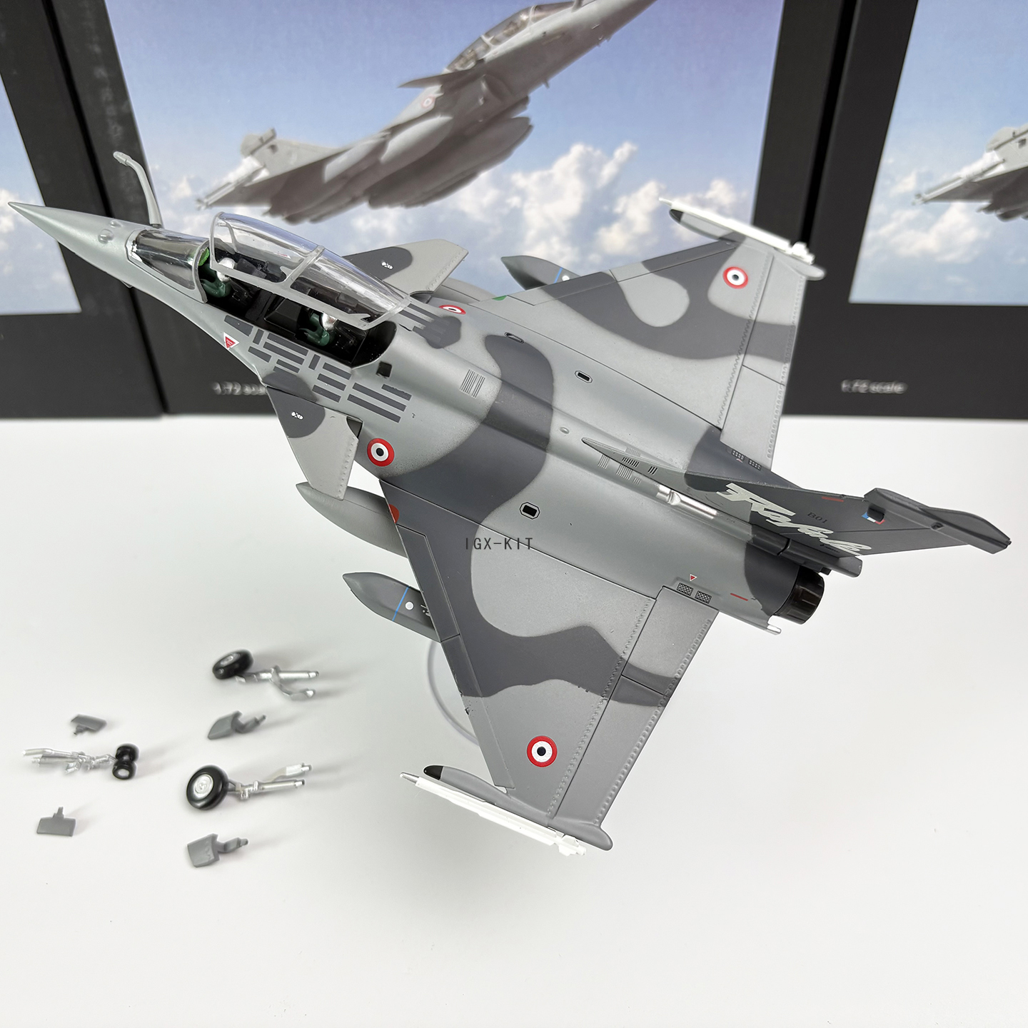 1/72 스케일 프랑스 공군 라팔 전투기 위장 다이캐스 - Model Kit Aircraft 리뷰 및 가격