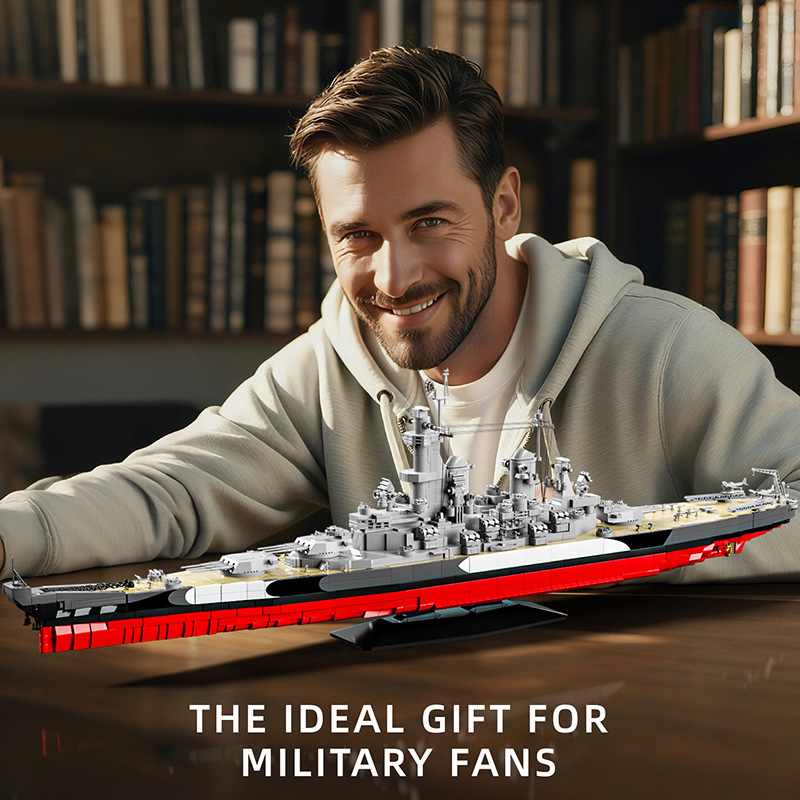2568PCS USS 미주리 전함 조립 블록 세트 1: - Model Kit Uss Missouri 리뷰 및 가격