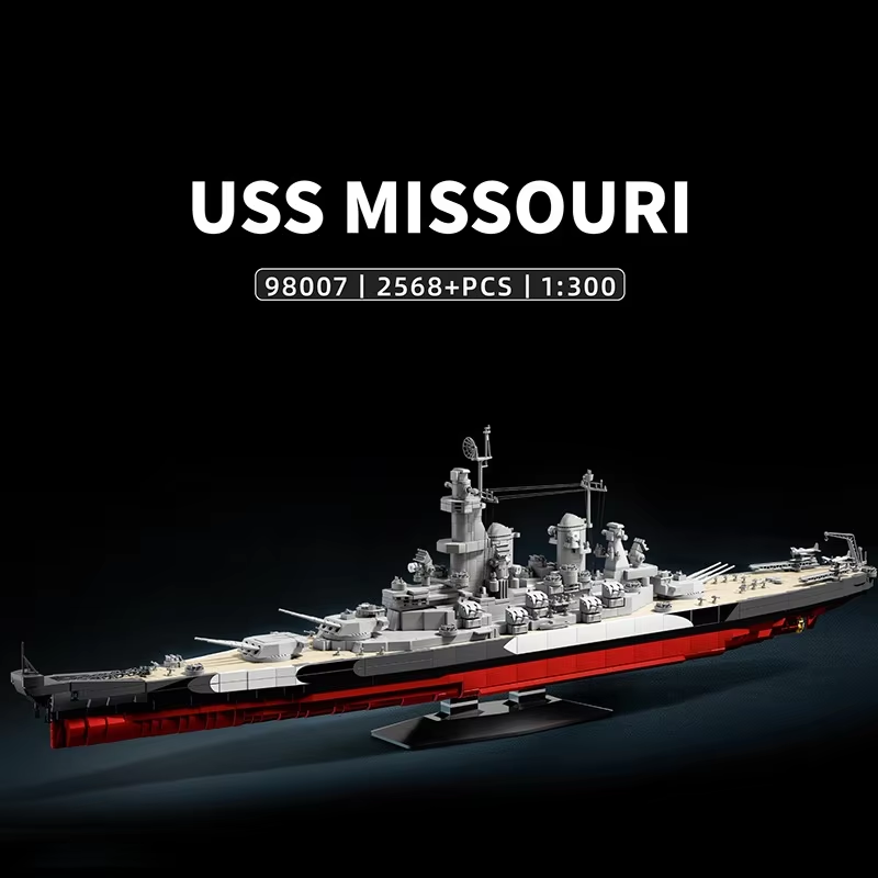 2568pcs USS 미주리 전함 모델 빌딩 블록 조립 - Model Kit Uss Missouri 리뷰 및 가격