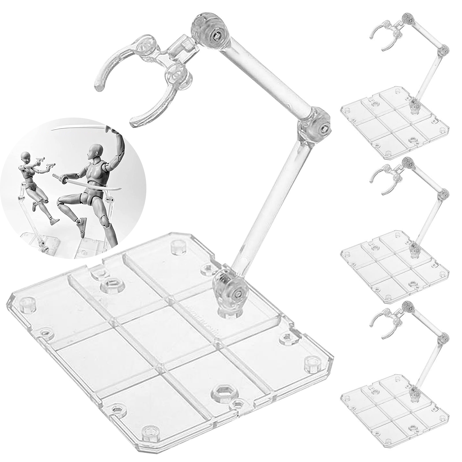 투명 액션 피규어 스탠드, 조립식 액션 피규어 디스플레 - Model Kit Rg 리뷰 및 가격